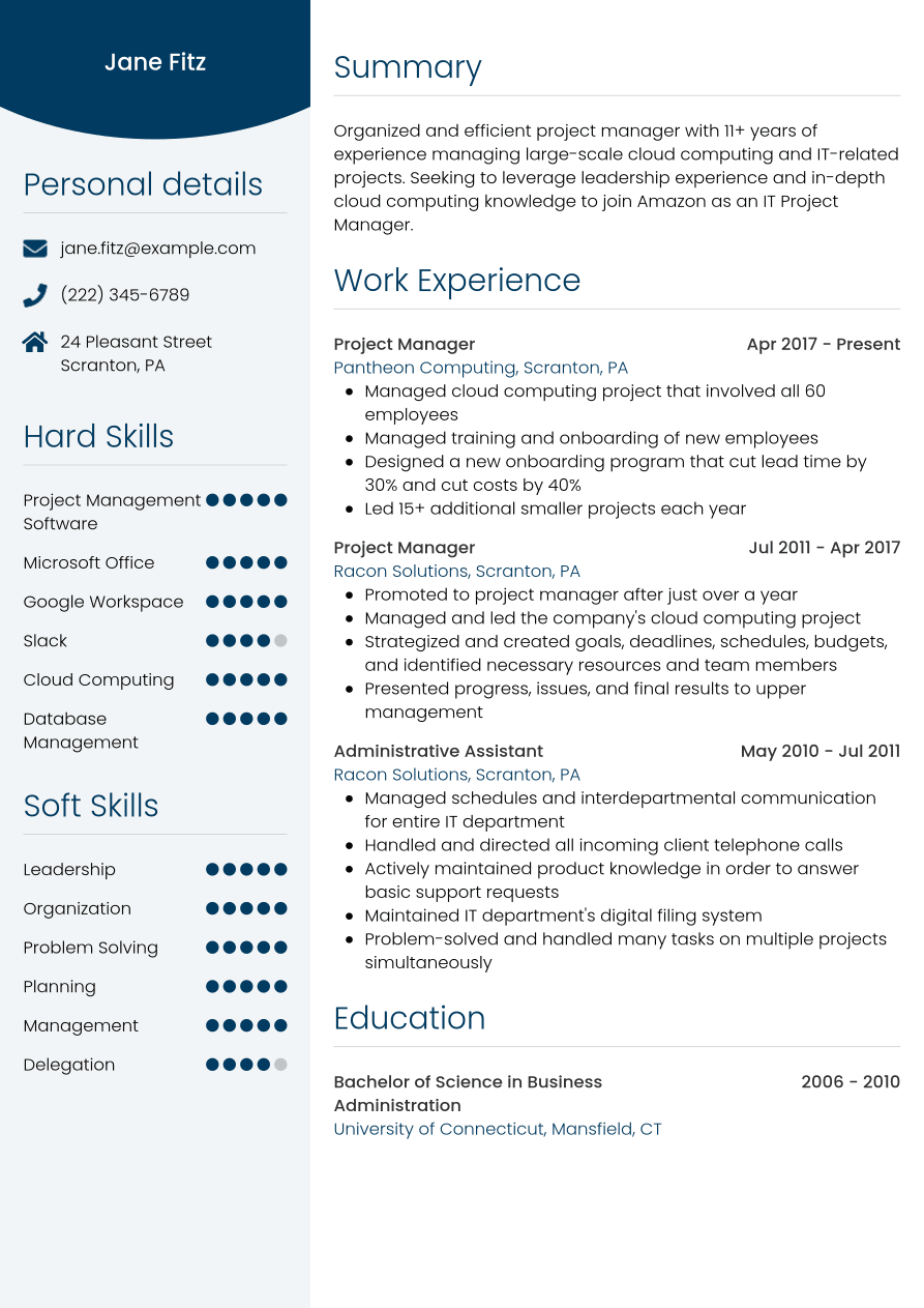 Professional Resume Templates For 2024 Jobseeker Professional Resume Templates For 2024 Jobseeker
