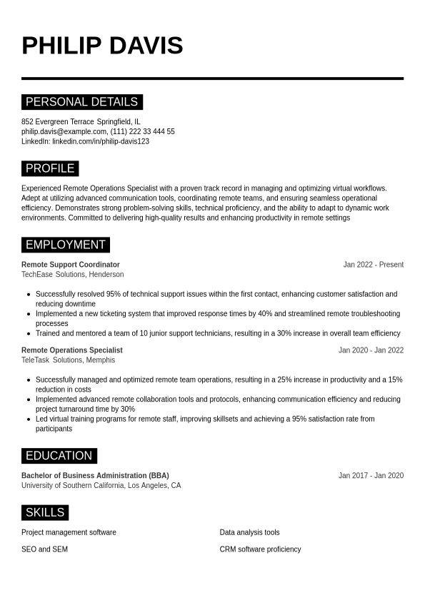 Work From Home Resume Example - Work From Home Resume Example Metro.1740737121876 