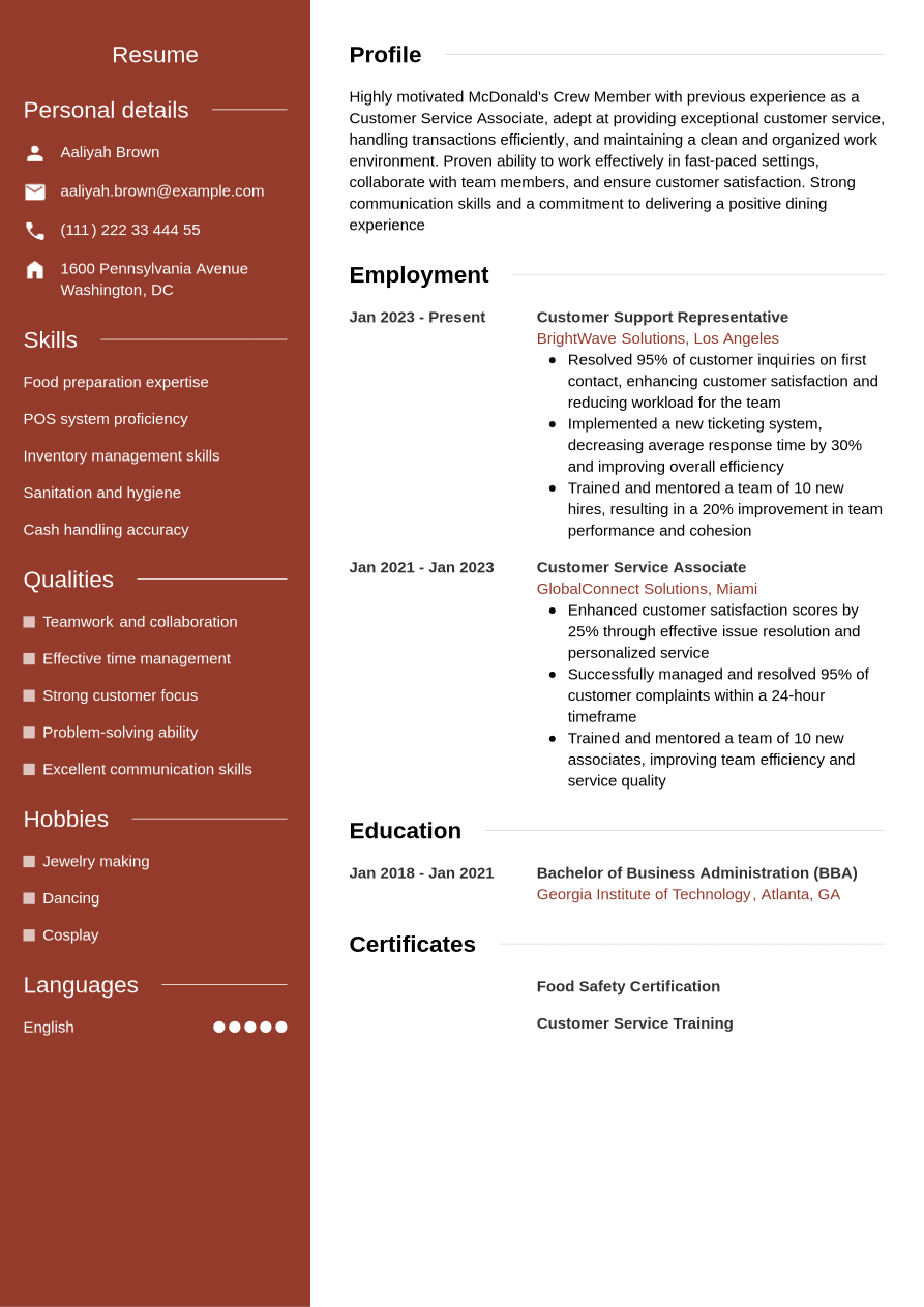 Lockheed Martin Example Cv Lockheed Martin Resume Example | Jobseeker