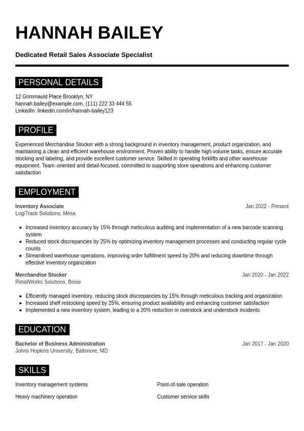 Costco Resume Example Jobseeker - Costco Resume Example Metro.1740737270475 