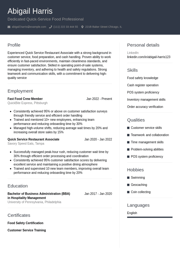 Taco Bell Resume Example Jobseeker - Taco Bell Resume Example Professional.1740737291754 