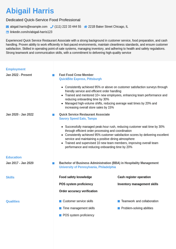 Taco Bell Resume Example Jobseeker - Taco Bell Resume Example Chrono.1740737291754 