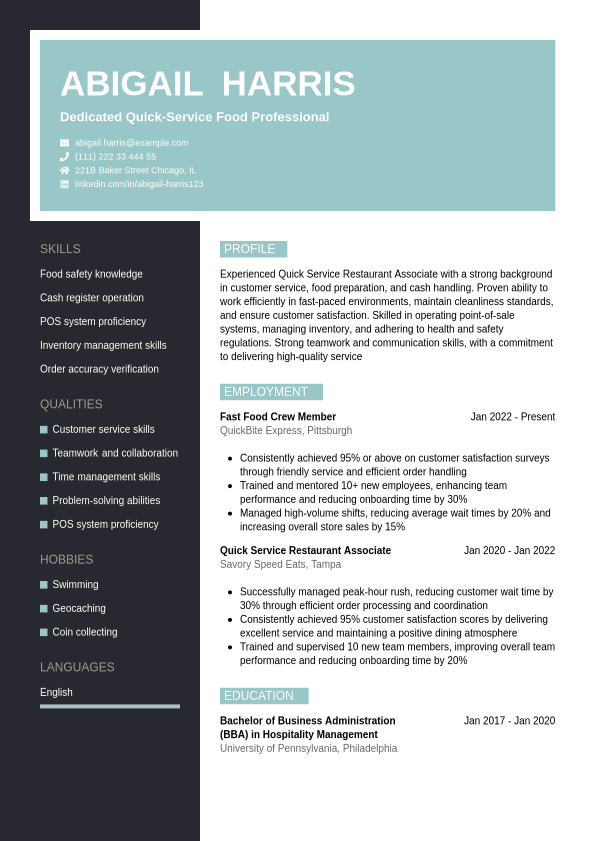 Taco Bell Resume Example Jobseeker - Taco Bell Resume Example Elegant.1740737291754 