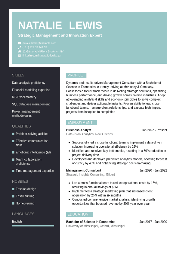 McKinsey Resume Example Jobseeker - Mckinsey Resume Example Elegant.1740737283654 