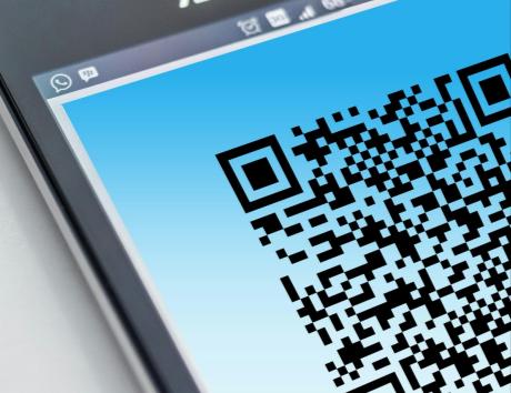 Visual of a QR code