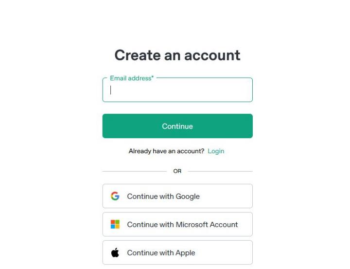 ChatGPT - Créez un compte
