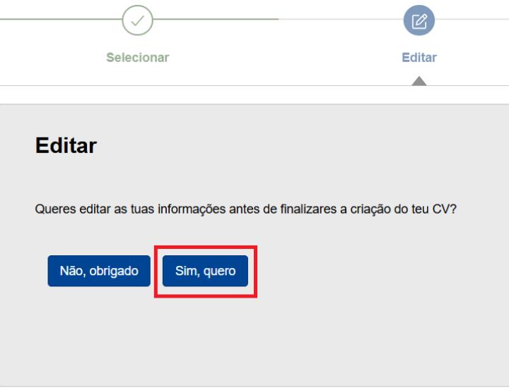 Editar Europass CV
