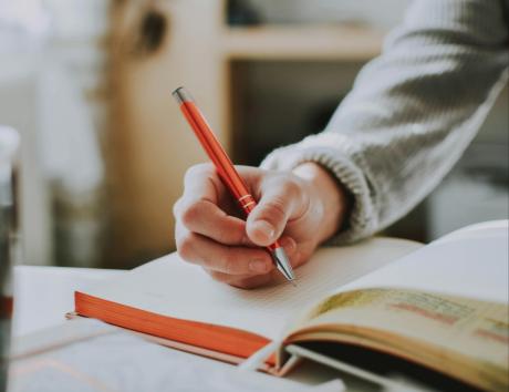 handwritten cover letter