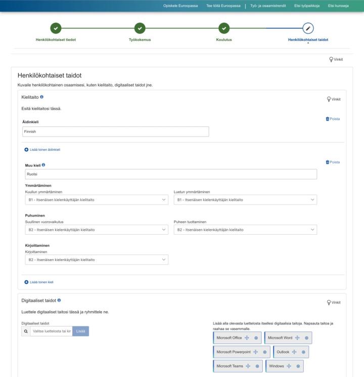 Europass CV