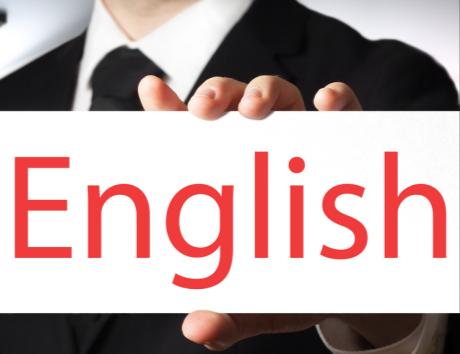 Imagen con la palabra "English" para ilustrar las plantillas currículum en inglés