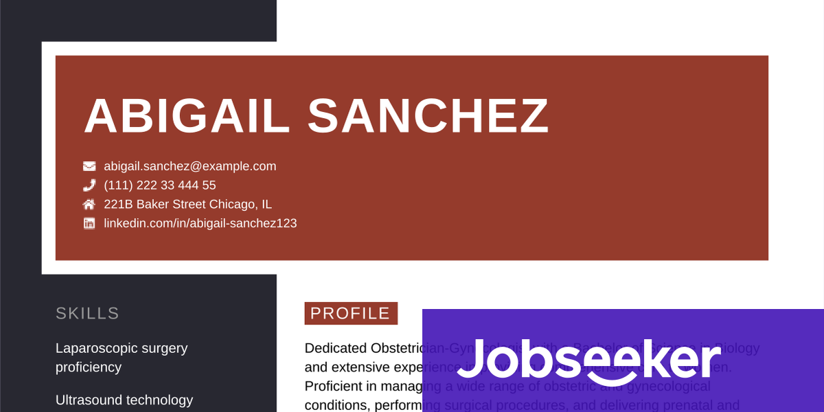 Ob Gyn Resume Writing Guide & Tips | Jobseeker